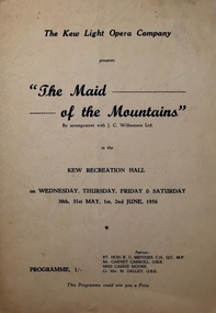 The Maid of the Mountains / by Harold Fraser-Simson