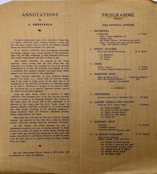 Seventeenth Subscription Concert / Kew Philharmonic Society
