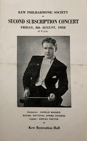 Second Subscription Concert / Kew Philharmonic Society