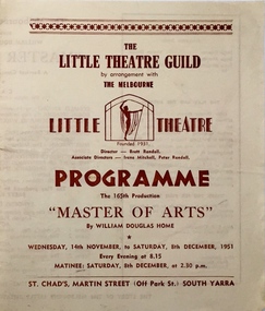 Master of Arts / by William Douglas Home
