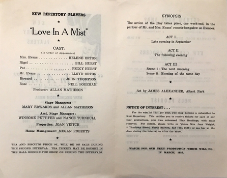 Love in a Mist / by Kenneth Horne