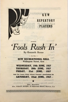 Fools Rush In / by Kenneth Horne