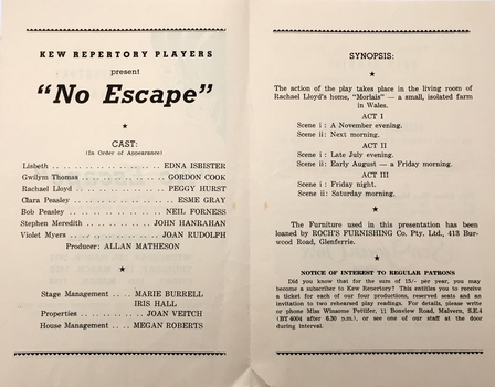 No Escape / by Rhys Davies in collaboration with Archibald Batty