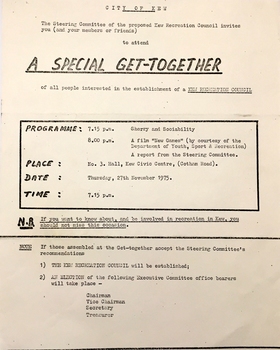 Invitation to a Special Get-Together 