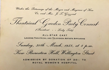 Theatrical Garden Party Concert