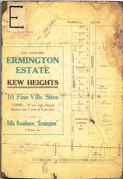 10 Fine Villa Sites: Ermington Estate, Kew Heights
