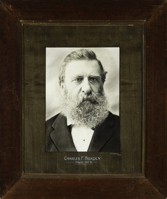 Charles F. Bradley, Mayor [of Kew] 1867-8