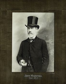 John Marshall, Mayor [of Kew] 1872-3