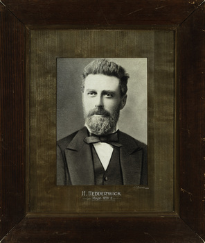 H. Hedderwick, Mayor [of Kew] 1873-5