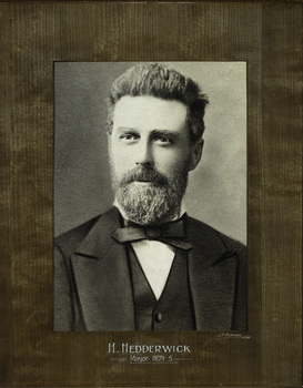 H. Hedderwick, Mayor [of Kew] 1873-5