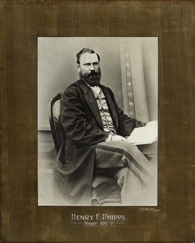 Henry F. Phipps, Mayor [of Kew] 1876-7