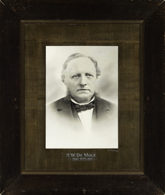H.W. De Mole, Mayor [of Kew] 1877-8; 1882-3