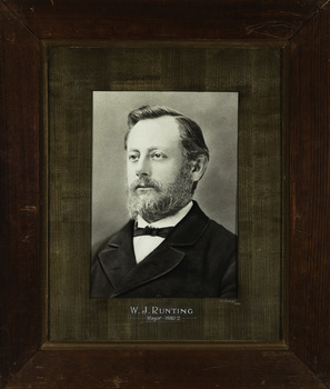 W.J. Runting, Mayor [of Kew] 1880-2
