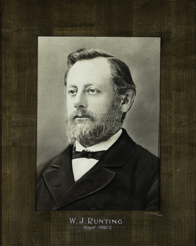 W.J. Runting, Mayor [of Kew] 1880-2