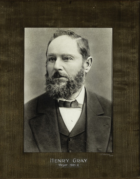 Henry Gray, Mayor [of Kew] 1885-6
