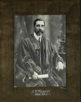J.K. Merritt, Mayor [of Kew] 1904-5