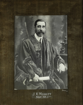 J.K. Merritt, Mayor [of Kew] 1904-5