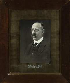 W. Warren Kerr, Mayor [of Kew] 1907-8