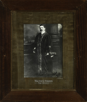 Walter G. Hiscock, Mayor [of Kew] 1909-10; 1911-12