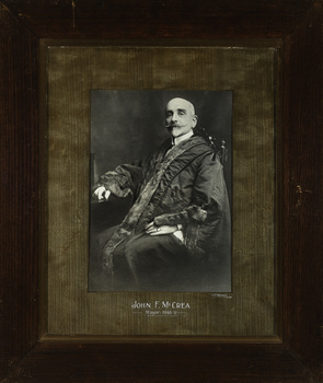 John F. McCrae, Mayor [of Kew] 1910-11