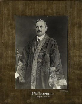 H.W. Tompkins, Mayor [of Kew] 1918-20