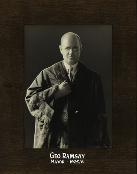 Geo. Ramsay, Mayor [of Kew] 1925/6