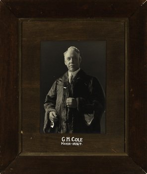 G.H. Cole, Mayor [of Kew] 1926/7