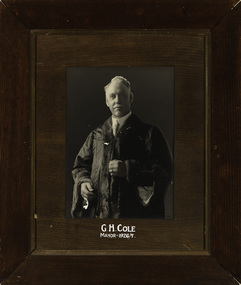 G.H. Cole, Mayor [of Kew] 1926/7