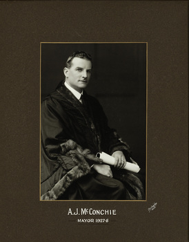 A.J. McConchie, Mayor [of Kew] 1927-8