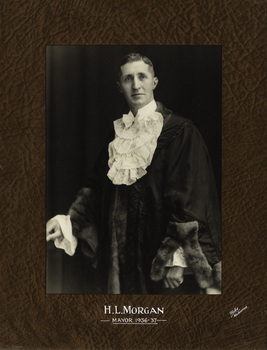 H.L. Morgan, Mayor [of Kew] 1936-7