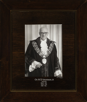Cr. W.D. Vaughan, Mayor [of Kew] 1937-38, 1947-48, 1961-62