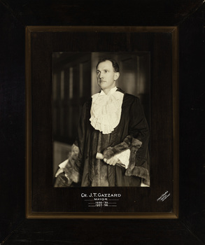 Cr. J.T. Gazzard, Mayor [of Kew] 1938-39, 1957-58