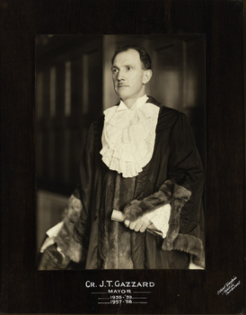 Cr. J.T. Gazzard, Mayor [of Kew] 1938-39, 1957-58
