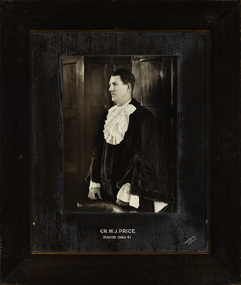 Cr. W.J. Price, Mayor [of Kew] 1940-41