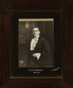 Cr. H.E. Brehaut, Mayor [of Kew] 1942-3