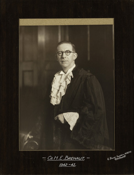 Cr. H.E. Brehaut, Mayor [of Kew] 1942-3