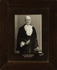 Photograph, Cr. D.S.M. Norris, Mayor [of Kew] 1943-4, ca. 1944