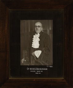 Cr. W.H.S. Dickinson, Mayor [of Kew] 1946-47, 1960-61