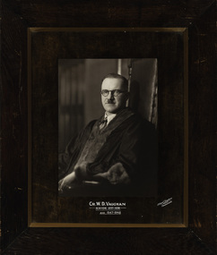Cr. W.D. Vaughan, Mayor [of Kew] 1937-1938 and 1947-1948