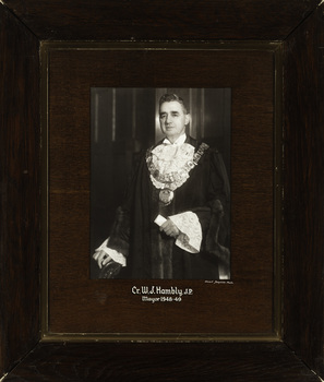 Cr. Walter John Hambly, Mayor [of Kew] 1948-49