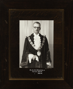 Cr. A.S.G. Stevens J.P., Mayor [of Kew] 1953-4, 1963-4