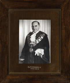 Cr. R. D. Kennedy J.P., Mayor [of Kew] 1962-63