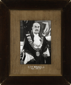 Cr. H. E. Wiltshire J.P., Mayor [of Kew] 1968-69