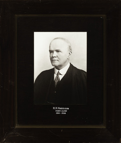 H.H. Harrison, Town Clerk [of Kew] 1901-1938