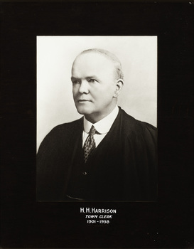 H.H. Harrison, Town Clerk [of Kew] 1901-1938