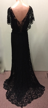 Black Lace Evening Dress, 1930s