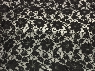 Black Lace Shawl, circa 1930s