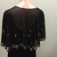 Lace and Sequins Evening Cape