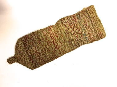 Multicoloured Knitted Wool Sock