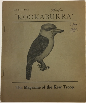 Kookaburra, Magazine of the Kew Troop, Volume 1, No.1